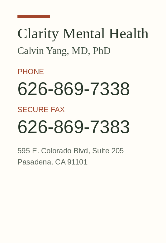 Referral fax card